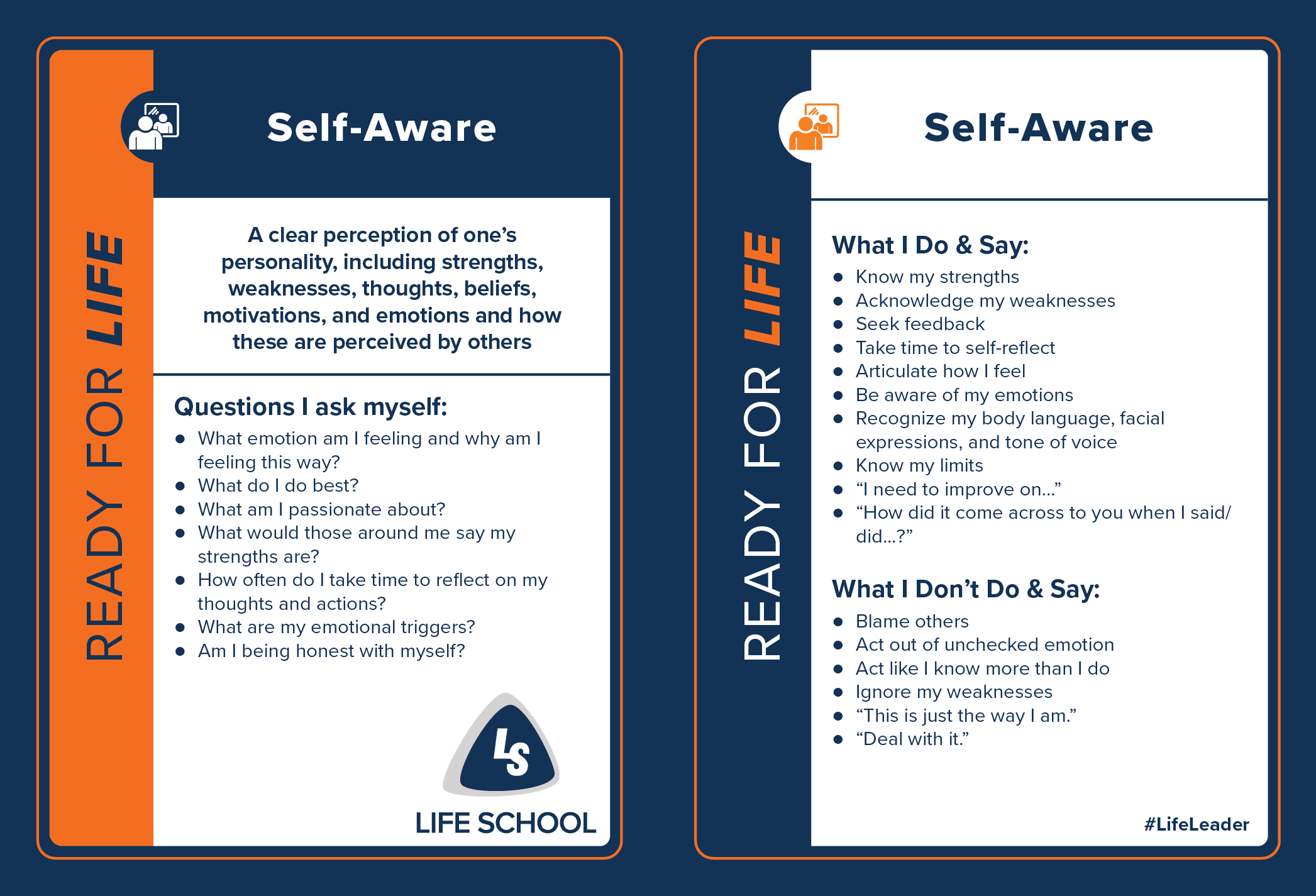 LL Action Card - Self-Aware - English